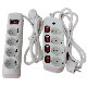 5 Way Universal European Power Strip Extension Socket with 4 USB Charger manufacturer