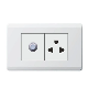  Na-015 Satellite TV Socket and 1gang 15A American Universal Socket