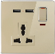  UK Standard Wall Switch Socket for Home Smart 3 Pin Mfsocket with 2USB K3.1 Series