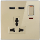 UK Standard Wall Switch Socket for Home Smart 3 Pin Mfsocket with 2USB K3.1 Series