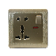  MID East Type 5 Pin Mf Switched Socket with Neon (C20-027)