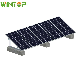 Solar Energy Panel Concrete Base Flat Roof Triangle Mounting System