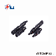 T Branch Mc4 PV Connector 2.5/4/6mm, 2 Input 1 Output, 1 Input 2 Output, Solar Mc4 Cable Connector 30s Solar Cable Connectors Photovoltaic Connector manufacturer