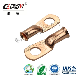 Power Copper AWG Cable Lugs AWG Series Tinned Connectors Electrical Copper Cable Lugs Tube Terminal, Copper Terminals