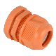 IP68 Metric Nylon Cable Gland M25*1.5 Type B Orange Color