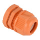 IP68 Metric Nylon Cable Gland M25*1.5 Type B Orange Color