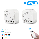 Mini 2 Way WiFi Smart Light LED Dimmer Switch Universal Breaker DIY Module Smart Life/Tuya APP Remote Control, Works with Alexa Echo Google Home manufacturer