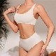 Ladies Cotton Seamless Ice Silk Wireless Plus-Size Suit Bra Underwear Lingerie