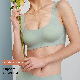 Seamless Wireless Bra Vest Silk Yoga Sleep Woman Bra Set manufacturer