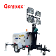 Best Seller! ! ! 7m Vertical Manual Lifting Kubota/Yanmar/Perkins Engine Powered LED Mobile Lighting Tower