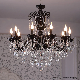 Black and Silver Crystal Chandelier Light Fixtures (WH-CY-20) manufacturer