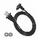  Factory Wholesale American Standards UL Certfication 2 Plug Power Cord