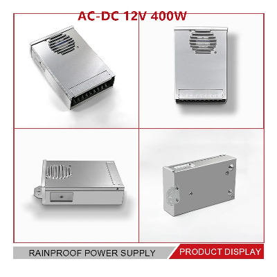 Bina 12V 30A 400W AC to DC Outdoor Rainproof Switching Power Supply