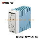  DIN Rail Plastic Enclosure 60W 120VAC to 12VDC Switching Power Supply