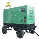  OEM Price List 320kw 400kVA Silent Diesel Generator Draw Bar Towable Diesel Generators Trailer Power