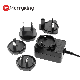 Au Ek Ar EU Us Jp Multiple Plugs Power Adapter 110-240V AC 9V 2A DC Power Supply with PSE CE UL FCC Kc Cert