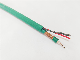 Green Color Polyethylene Jacket Cu Conductor Coax Cable