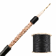 75 Ohms CCTV CATV Matv Broadband Coaxial Cable RG6 with Drop Wire Communication Cable