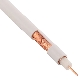 Customized Rg59 Bare Copper Double Jacket Coaxial Cable with 95% Bare Copper Braid PVC Jacket 1000FT