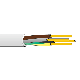 Flexible Electric Coaxial Waterproof PVC Cable 3093y/H05V2V2-F Supply Control Cable Oxygen Free Copper