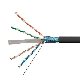 Wholesale Price 26 Agw 305m 4 Pair Cat 6 FTP Network Cable CAT6 FTP Cable From China Supplier