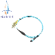  Competitive Price Duplex Om3 8f MPO Male to LC Fanout 2.0mm Harness Cable Fiber Optic Patch Cord