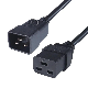 Factory Sale Computer Cables IEC C20 Power Cable C19 to C20 Power Cord for Sale