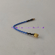  150mm Antenna Waterproof Rg405 Semi-Flexible RF Coaxial Jumper Cable Assembly with SMA Male Reverse Polarity Connector to MMCX Male Connectors