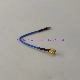 150mm Antenna Waterproof Rg405 Semi-Flexible RF Coaxial Jumper Cable Assembly with SMA Male Reverse Polarity Connector to MMCX Male Connectors