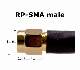  300mm Flat Coaxial Antenna Rpsma Male to Rpsma Female Door Window Cable