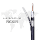 CCTV Cable 75ohm Rg Coaxial Cable Series RG6 with Message (with steel) Outdoor