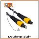 High Quality Dual Color Audio Optical Fiber Toslink Cable 5m