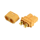  Factory Sales Low Resistance Banana Plug Aircraft Model Motor 15A High Current 2pin Connector