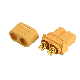 Factory Sales Low Resistance Banana Plug Aircraft Model Motor 15A High Current 2pin Connector