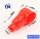 L10-25-58 Red Black Custom Soft PVC Cable Boot Vinyl Rubber Pipe Shape Wire Protector Plastic Terminal Cover