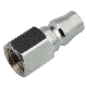 Xhnotion Pneumatic Steel Quick Coupler Female Plug 1/4"BSPP