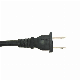  Black Neme 1-15p Plug with Spt Cable American Standard 2 Pins Plug