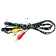  RCA Cable, 3RC to 4c Plug (1.1024)