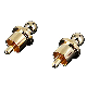 Noise Stopper Gold Plated Copper Cap Dust Protector RCA Plug Caps