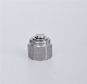 Stainless Steel Compression Fittings Tube End Instrumentation Connector 6000 Psi Double Twin Ferrule Tube Plug