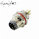  Round Metal Waterproof Aviation Socket Quick Plug Type 8-Core Signal Terminal Wire