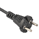 European 16A 2-Pin Power Cord Plug with VDE Approved (AL-152)