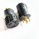  Black 30 AMP Generator Adapter 4-Prong Locking L14-30p Plug to Locking L6-30r Receptacle 250 Volt