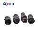 Aohua Factory Price 3pin LED Connector M20 Male Female Pairs Plug Without Cable IP68 Screwless Connector 3 Core Power Cable Joint Outdoor Lighting Wire Jack