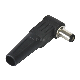  2.1X5.5mm Black Male DC Jack Plug