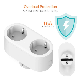 16A EU Smart Socket 2 in 1 WiFi Power Plug with Power Monitor