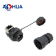 Factory Price Circular IP67 Panel Type RJ45 Socket with Cable Waterproof Connector