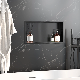  Bathroom Customized Stainless Steel Single Black Shower Niche