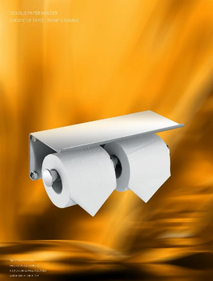 Bathroom Accessories 304 Stainless Steel Paper Holder Wall-Mounted Toilet Paper Holder