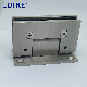 OEM ODM Tempered Glass Hardware Bn Pn Gp Pb Sb Finish Heavy Duty Shower Hinge Square Wall Mount for Glass Door